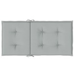 vidaXL Perne scaun cu spătar scund 2 buc. melanj gri 100x50x4cm textil