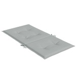 vidaXL Perne scaun cu spătar scund 4 buc. melanj gri 100x50x4cm textil