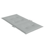 vidaXL Perne scaun cu spătar scund 6 buc. melanj gri 100x50x4cm textil vidaXL Perne scaun cu spătar scund 6 buc. melanj gri 100x50x4cm textil