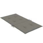 vidaXL Perne scaun cu spătar scund 4 buc. melanj gri 100x50x4cm textil vidaXL Perne scaun cu spătar scund 4 buc. melanj gri 100x50x4cm textil