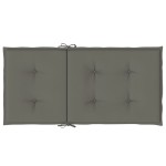 vidaXL Perne scaun cu spătar scund 4 buc. melanj gri 100x50x4cm textil vidaXL Perne scaun cu spătar scund 4 buc. melanj gri 100x50x4cm textil