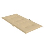 vidaXL Perne scaun cu spătar mic, 6 buc. melanj bej 100x50x4 cm textil vidaXL Perne scaun cu spătar mic, 6 buc. melanj bej 100x50x4 cm textil