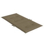 vidaXL Perne scaun cu spătar mic 4 buc. melanj taupe 100x50x4cm textil vidaXL Perne scaun cu spătar mic 4 buc. melanj taupe 100x50x4cm textil