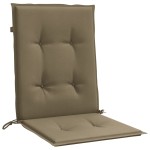 vidaXL Perne scaun cu spătar mic 6 buc. melanj taupe 100x50x4cm textil vidaXL Perne scaun cu spătar mic 6 buc. melanj taupe 100x50x4cm textil