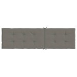 vidaXL Pernă de șezlong, melanj gri închis, (75+105) x 50 x 4 cm textil vidaXL Pernă de șezlong, melanj gri închis, (75+105) x 50 x 4 cm textil