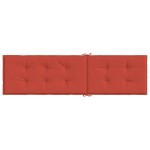 vidaXL Pernă de șezlong, melanj roșu, (75+105) x 50 x 4 cm textil vidaXL Pernă de șezlong, melanj roșu, (75+105) x 50 x 4 cm textil