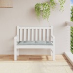 vidaXL Pernă bancă de grădină, melanj gri deschis, 100x50x7 cm, textil