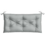 vidaXL Pernă bancă de grădină, melanj gri deschis, 100x50x7 cm, textil