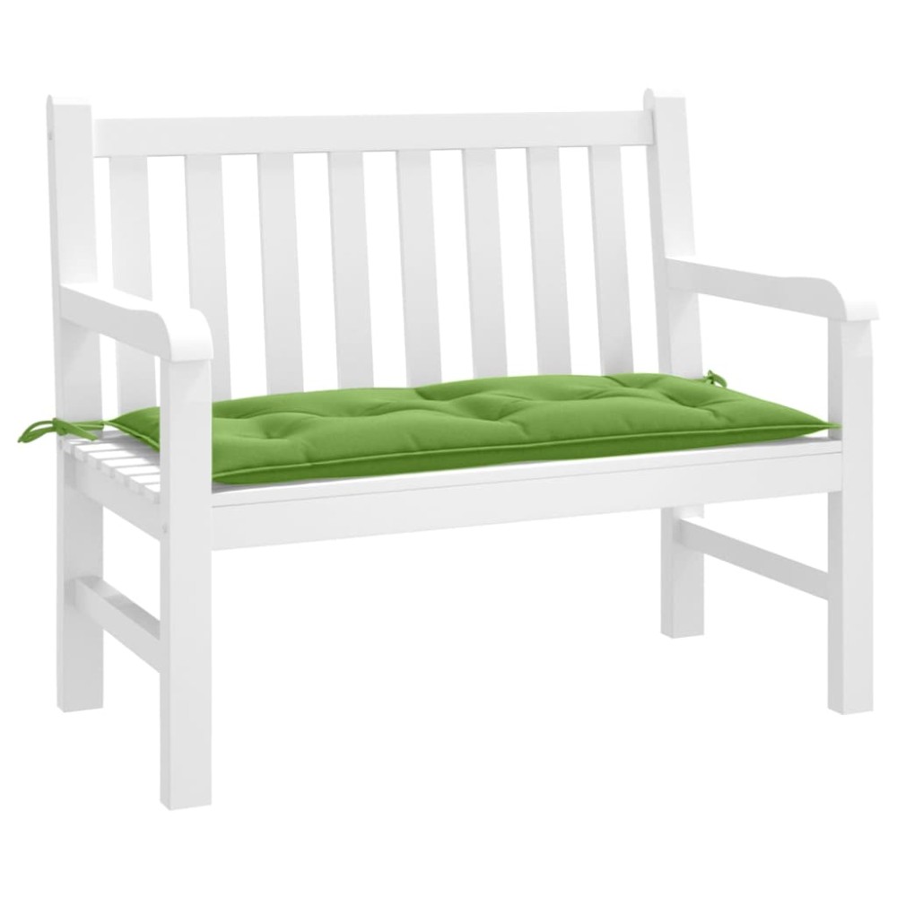 vidaXL Pernă bancă de grădină melanj verde, 100x50x7 cm, textil