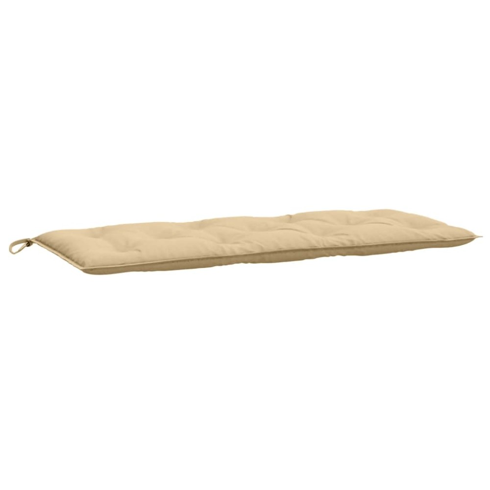 vidaXL Pernă bancă de grădină, melanj bej, 120x50x7 cm, textil