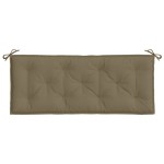 vidaXL Pernă bancă de grădină, melanj gri taupe, 120x50x7 cm, textil vidaXL Pernă bancă de grădină, melanj gri taupe, 120x50x7 cm, textil
