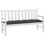 vidaXL Pernă bancă de grădină, melanj antracit, 150x50x7 cm, textil vidaXL Pernă bancă de grădină, melanj antracit, 150x50x7 cm, textil