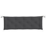 vidaXL Pernă bancă de grădină, melanj antracit, 150x50x7 cm, textil vidaXL Pernă bancă de grădină, melanj antracit, 150x50x7 cm, textil