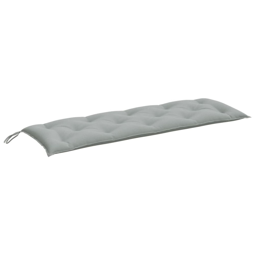 vidaXL Pernă bancă de grădină, melanj gri deschis, 150x50x7 cm, textil