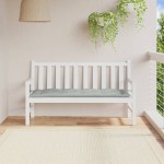 vidaXL Pernă bancă de grădină, melanj gri deschis, 150x50x7 cm, textil vidaXL Pernă bancă de grădină, melanj gri deschis, 150x50x7 cm, textil