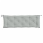 vidaXL Pernă bancă de grădină, melanj gri deschis, 150x50x7 cm, textil vidaXL Pernă bancă de grădină, melanj gri deschis, 150x50x7 cm, textil