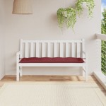 vidaXL Pernă bancă de grădină, melanj roșu vin, 150x50x7 cm, textil vidaXL Pernă bancă de grădină, melanj roșu vin, 150x50x7 cm, textil