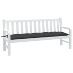 vidaXL Pernă bancă de grădină, melanj antracit, 180x50x7 cm, textil vidaXL Pernă bancă de grădină, melanj antracit, 180x50x7 cm, textil