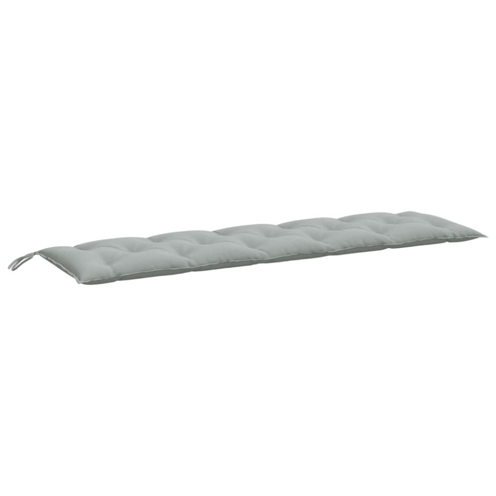 vidaXL Pernă bancă de grădină, melanj gri deschis, 180x50x7 cm, textil