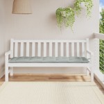 vidaXL Pernă bancă de grădină, melanj gri deschis, 180x50x7 cm, textil