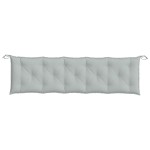 vidaXL Pernă bancă de grădină, melanj gri deschis, 180x50x7 cm, textil