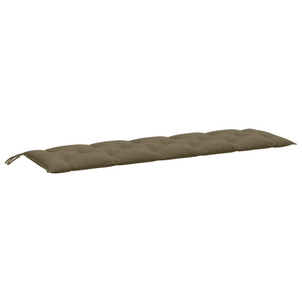vidaXL Pernă bancă de grădină, melanj taupe, 180x50x7 cm, textil