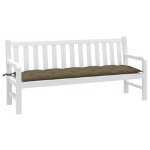 vidaXL Pernă bancă de grădină, melanj taupe, 180x50x7 cm, textil vidaXL Pernă bancă de grădină, melanj taupe, 180x50x7 cm, textil