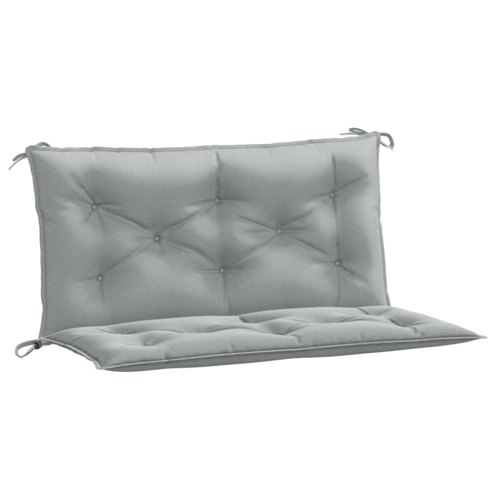 vidaXL Pernă bancă de grădină 2db melanj gri deschis 100x50x7cm textil