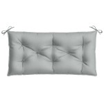 vidaXL Pernă bancă de grădină 2db melanj gri deschis 100x50x7cm textil vidaXL Pernă bancă de grădină 2db melanj gri deschis 100x50x7cm textil