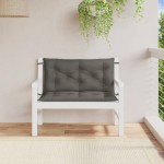 vidaXL Pernă bancă de grădină 2buc melanj gri închis 100x50x7cm textil vidaXL Pernă bancă de grădină 2buc melanj gri închis 100x50x7cm textil