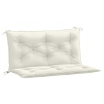 vidaXL Pernă bancă de grădină, 2db, melanj crem, 100x50x7 cm, textil vidaXL Pernă bancă de grădină, 2db, melanj crem, 100x50x7 cm, textil