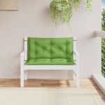 vidaXL Pernă bancă de grădină, 2 buc. melanj verde, 100x50x7 cm textil vidaXL Pernă bancă de grădină, 2 buc. melanj verde, 100x50x7 cm textil