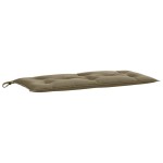 vidaXL Pernă bancă de grădină 2buc melanj gri taupe 100x50x7 cm textil vidaXL Pernă bancă de grădină 2buc melanj gri taupe 100x50x7 cm textil