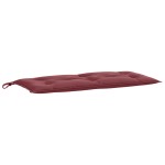 vidaXL Pernă bancă de grădină 2 buc melanj roșu vin 100x50x7 cm textil vidaXL Pernă bancă de grădină 2 buc melanj roșu vin 100x50x7 cm textil