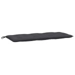 vidaXL Pernă bancă de grădină 2 buc melanj antracit 120x50x7 cm textil