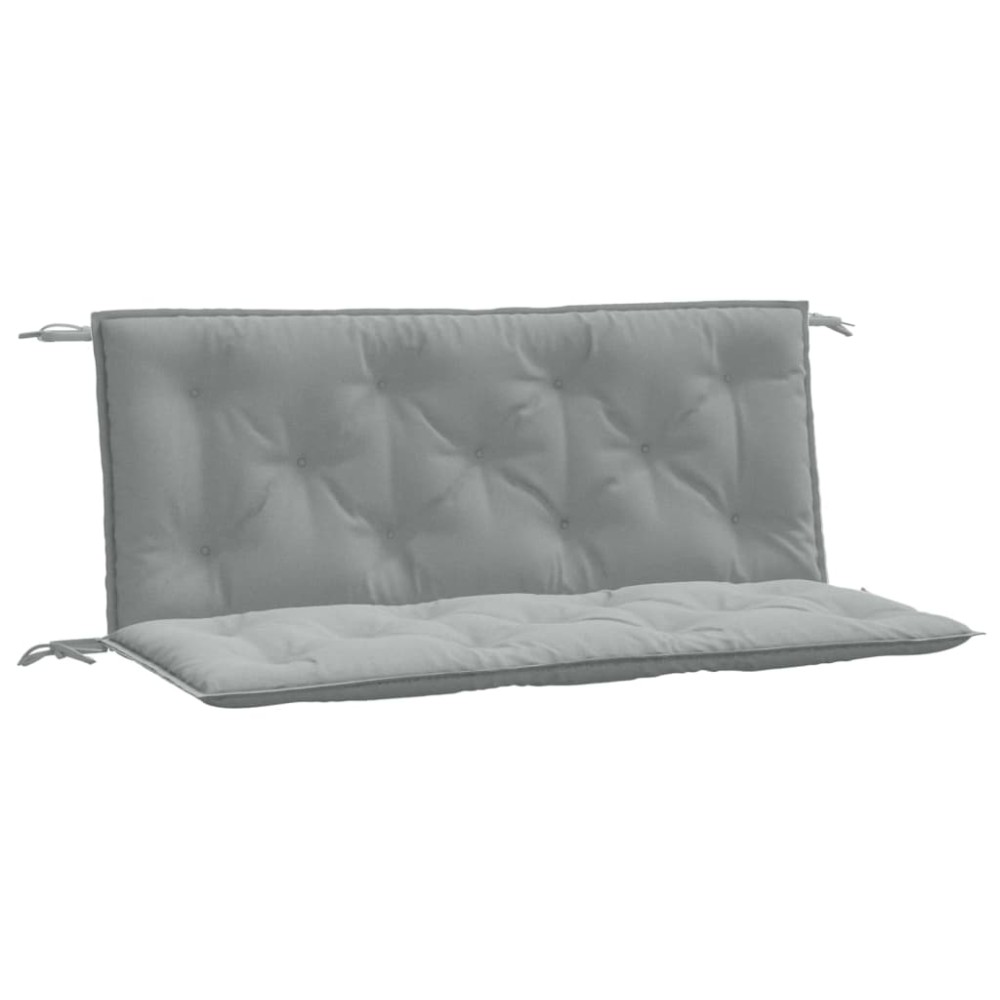 vidaXL Pernă bancă de grădină 2db melanj gri deschis 120x50x7cm textil