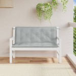 vidaXL Pernă bancă de grădină 2db melanj gri deschis 120x50x7cm textil