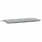 vidaXL Pernă bancă de grădină 2db melanj gri deschis 120x50x7cm textil