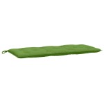 vidaXL Pernă bancă de grădină, 2 buc. melanj verde, 120x50x7 cm textil