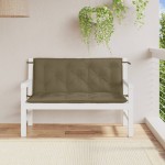 vidaXL Pernă bancă de grădină 2 buc melanj gri taupe 120x50x7cm textil