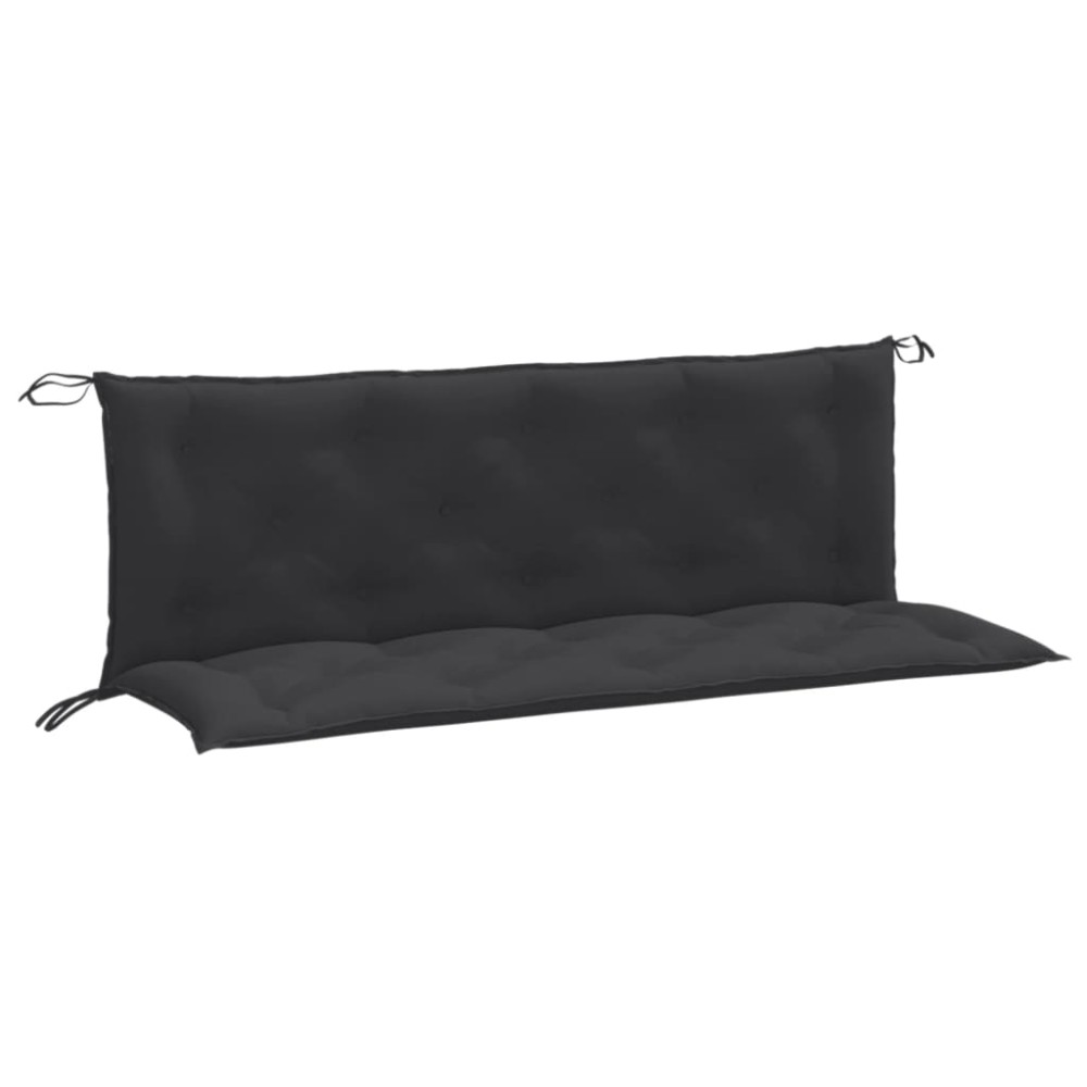 vidaXL Pernă bancă de grădină 2 buc melanj antracit 150x50x7 cm textil