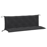 vidaXL Pernă bancă de grădină 2 buc melanj antracit 150x50x7 cm textil vidaXL Pernă bancă de grădină 2 buc melanj antracit 150x50x7 cm textil