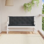 vidaXL Pernă bancă de grădină 2 buc melanj antracit 150x50x7 cm textil vidaXL Pernă bancă de grădină 2 buc melanj antracit 150x50x7 cm textil
