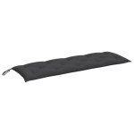 vidaXL Pernă bancă de grădină 2 buc melanj antracit 150x50x7 cm textil vidaXL Pernă bancă de grădină 2 buc melanj antracit 150x50x7 cm textil