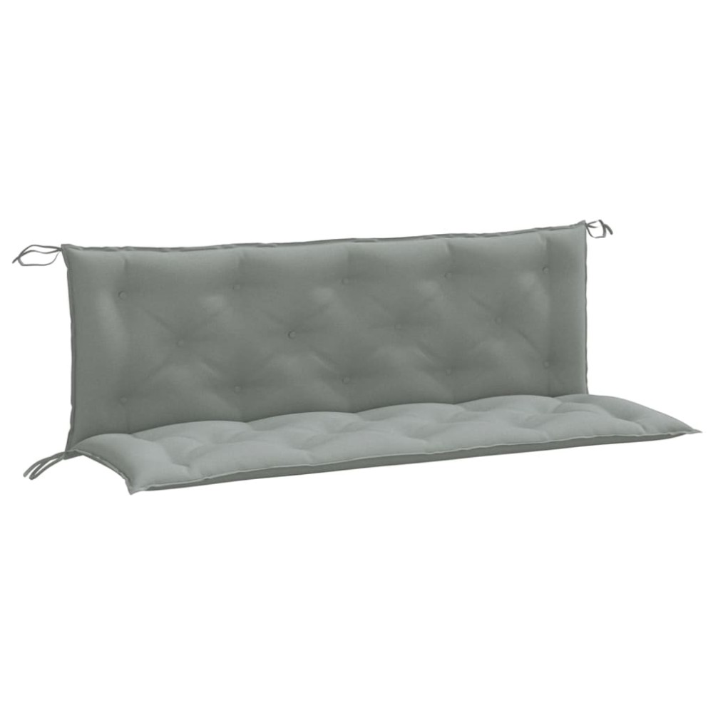 vidaXL Pernă bancă de grădină 2db melanj gri deschis 150x50x7cm textil