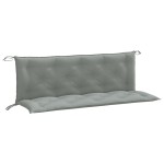 vidaXL Pernă bancă de grădină 2db melanj gri deschis 150x50x7cm textil vidaXL Pernă bancă de grădină 2db melanj gri deschis 150x50x7cm textil