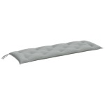 vidaXL Pernă bancă de grădină 2db melanj gri deschis 150x50x7cm textil vidaXL Pernă bancă de grădină 2db melanj gri deschis 150x50x7cm textil