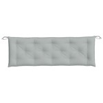 vidaXL Pernă bancă de grădină 2db melanj gri deschis 150x50x7cm textil vidaXL Pernă bancă de grădină 2db melanj gri deschis 150x50x7cm textil