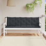 vidaXL Pernă bancă de grădină 2 buc melanj antracit 180x50x7 cm textil vidaXL Pernă bancă de grădină 2 buc melanj antracit 180x50x7 cm textil