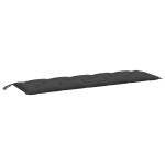 vidaXL Pernă bancă de grădină 2 buc melanj antracit 180x50x7 cm textil vidaXL Pernă bancă de grădină 2 buc melanj antracit 180x50x7 cm textil